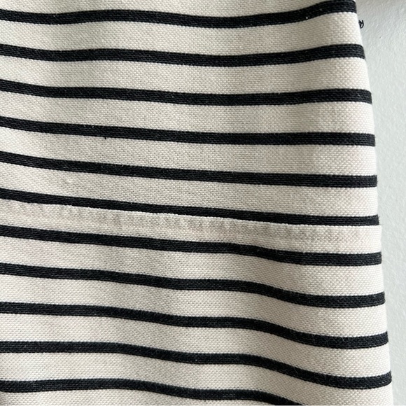 Madewell Striped Lace-Up Top Size X-Small - Picture 7 of 16